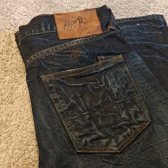 PRPS Whiskered Distressed Denim - Picture 2 of 4